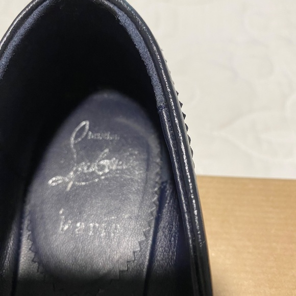 Christian Louboutin Mamadrague Navy Ballet Flats - Picture 5 of 11
